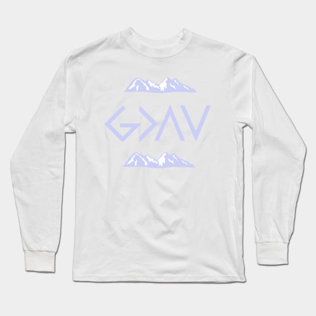 God Is Greater Long Sleeve T-Shirt by CatGirl101